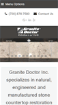 Mobile Screenshot of granite-doctor.com